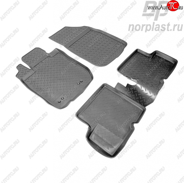 2 289 р. Комплект ковриков в салон 2wd Norplast Nissan Terrano D10 дорестайлинг (2013-2016)  с доставкой в г. Керчь