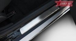 2 249 р. Пороги накладки без логотипа Nissan Terrano D10 дорестайлинг (2013-2016)  с доставкой в г. Керчь. Увеличить фотографию 2