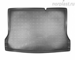 Коврик в багажник Norplast Unidec Nissan Tiida  2 хэтчбек (2015-2016) C13 дорестайлинг (Цвет: черный)