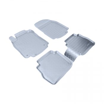 Коврики салона Norplast Unidec Nissan Tiida ( 1 седан,  1 хэтчбек) (2007-2014) C11 дорестайлинг, C11 рестайлинг (Цвет: серый)