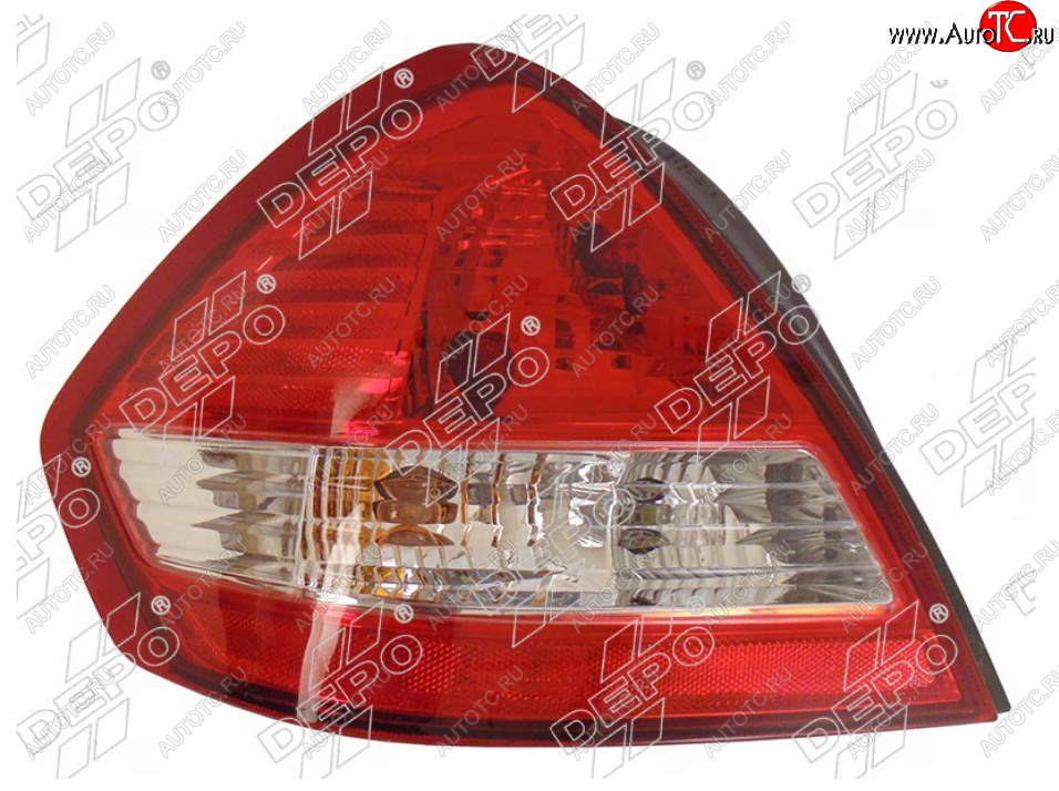7 399 р. Левый фонарь задний DEPO Nissan Tiida 1 седан C11 рестайлинг (2010-2014)  с доставкой в г. Керчь