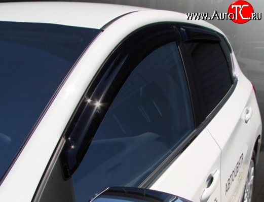 1 549 р. Комплект дефлекторов окон (хетчбек) SkyLine Nissan Tiida 1 хэтчбэк C11 дорестайлинг, Япония (2004-2007)  с доставкой в г. Керчь
