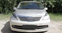 999 р. Реснички RA на фары Nissan Tiida 1 седан C11 рестайлинг (2010-2014) (Неокрашенные)  с доставкой в г. Керчь. Увеличить фотографию 2