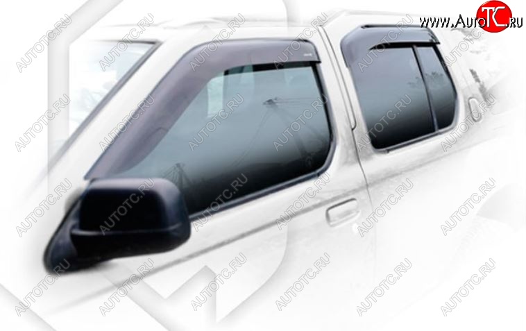 2 159 р. Дефлектора окон (WD22) CA-Plastic  Nissan X-terra  1 WD22 (1999-2004) дорестайлинг, рестайлинг (Classic полупрозрачный)  с доставкой в г. Керчь