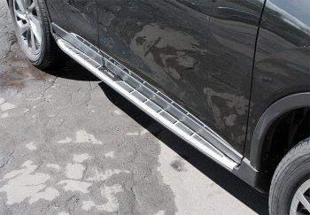 Подножки боковые WINBO Nissan X-trail  3 T32 (2013-2022) дорестайлинг, рестайлинг