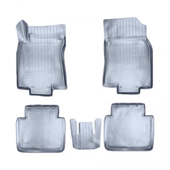 Коврики салона Norplast Unidec Nissan X-trail  3 T32 (2013-2022) дорестайлинг, рестайлинг (Цвет: серый)