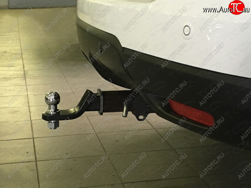 15 999 р. Фаркоп (тягово-сцепное устройство) TCC Nissan X-trail 3 T32 дорестайлинг (2013-2018) (Оцинкованный, шар E - оцинкованный)  с доставкой в г. Керчь