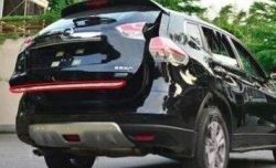 4 199 р. Нижняя накладка на крышку багажника СТ Nissan X-trail 3 T32 рестайлинг (2017-2022)  с доставкой в г. Керчь. Увеличить фотографию 2