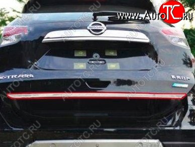 4 199 р. Нижняя накладка на крышку багажника СТ Nissan X-trail 3 T32 рестайлинг (2017-2022)  с доставкой в г. Керчь