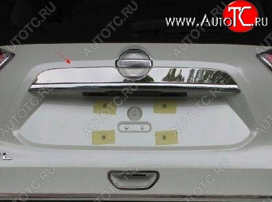 4 199 р. Верхняя накладка на крышку багажника СТ Nissan X-trail 3 T32 рестайлинг (2017-2022)  с доставкой в г. Керчь