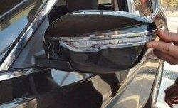 2 999 р. Накладки на зеркала СТ Nissan X-trail 3 T32 рестайлинг (2017-2022) (Неокрашенные)  с доставкой в г. Керчь. Увеличить фотографию 2