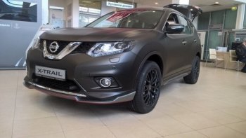 7 949 р. Пластиковые порожки АвтоКрат Nissan X-trail 3 T32 рестайлинг (2017-2022) (Неокрашенные)  с доставкой в г. Керчь. Увеличить фотографию 2