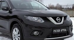 1 089 р. Реснички на фары RA Nissan X-trail 3 T32 дорестайлинг (2013-2018) (Неокрашенные)  с доставкой в г. Керчь. Увеличить фотографию 4