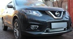 1 569 р. Сетка (под парктроник) на бампер Russtal (хром) Nissan X-trail 3 T32 рестайлинг (2017-2022)  с доставкой в г. Керчь. Увеличить фотографию 3
