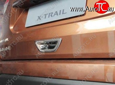 2 399 р. Накладка на ручку багажника СТ Nissan X-trail 3 T32 рестайлинг (2017-2022)  с доставкой в г. Керчь