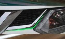 2 999 р. Накладки на передние воздуховоды СТ Nissan X-trail 3 T32 рестайлинг (2017-2022)  с доставкой в г. Керчь. Увеличить фотографию 5