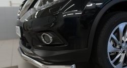 14 499 р. Одинарная защита переднего бампера диаметром 63 мм SLITKOFF  Nissan X-trail  3 T32 (2013-2018) дорестайлинг  с доставкой в г. Керчь. Увеличить фотографию 3