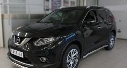 14 499 р. Одинарная защита переднего бампера диаметром 63 мм SLITKOFF  Nissan X-trail  3 T32 (2013-2018) дорестайлинг  с доставкой в г. Керчь. Увеличить фотографию 4
