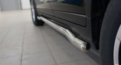 21 599 р. Защита порогов из круглой трубы диаметром 63 мм SLITKOFF  Nissan X-trail  3 T32 (2017-2022) рестайлинг  с доставкой в г. Керчь. Увеличить фотографию 3