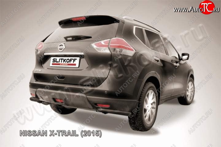 6 999 р. Уголки d57 Nissan X-trail 3 T32 рестайлинг (2017-2022) (Цвет: серебристый)  с доставкой в г. Керчь