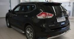 11 249 р. Защита заднего бампера (Ø75x42 мм, нержавейка) Russtal Nissan X-trail 3 T32 рестайлинг (2017-2022)  с доставкой в г. Керчь. Увеличить фотографию 4