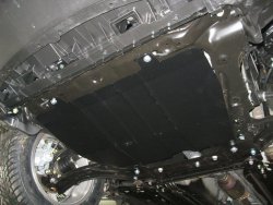 6 349 р. Защита картера двигателя (1.6/2.0, МТАТ) ECO Nissan X-trail 3 T32 рестайлинг (2017-2022)  с доставкой в г. Керчь. Увеличить фотографию 2