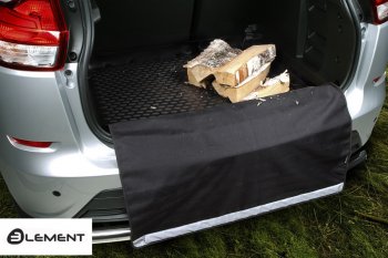 3 299 р. Коврик в багажник Element (с функцией защиты бампера Econom) Nissan X-trail 3 T32 рестайлинг (2017-2022)  с доставкой в г. Керчь. Увеличить фотографию 5