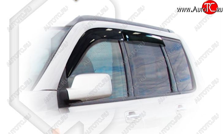 1 999 р. Дефлектора окон CA-Plastic Nissan X-trail 1 T30 дорестайлинг (2000-2003) (Classic полупрозрачный, Без хром.молдинга)  с доставкой в г. Керчь