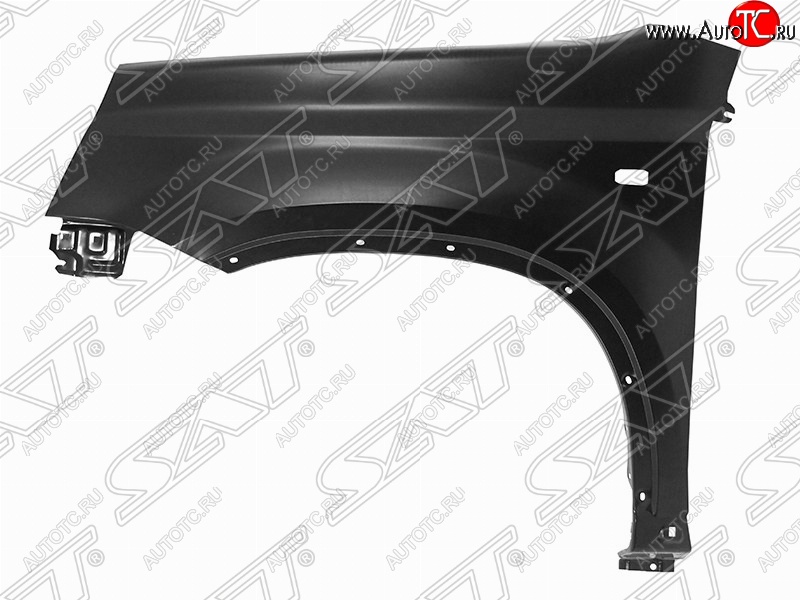 5 599 р. Левое крыло переднее SAT  Nissan X-trail  2 T31 (2007-2011) дорестайлинг (Неокрашенное)  с доставкой в г. Керчь