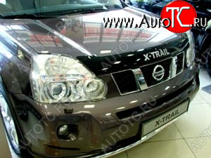 3 299 р. Дефлектор капота SIM (Logo) Nissan X-trail 2 T31 дорестайлинг (2007-2011) с доставкой в г. Керчь Увеличить фотографию 1 3 299 р. Дефлектор капота SIM (Logo) Nissan X-trail 2 T31 дорестайлинг (2007-2011) с доставкой в г. Керчь