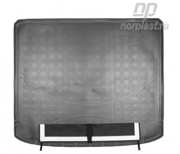 Коврик багажника Norplast Unidec Nissan X-trail  2 T31 (2010-2015) рестайлинг (Черный, с погрузочным ковриком (фартуком))