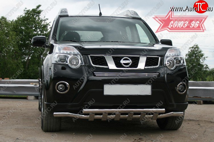2 024 р. Декоративный элемент воздухозаборника Souz-96 (d10) Nissan X-trail 2 T31 рестайлинг (2010-2015)  с доставкой в г. Керчь