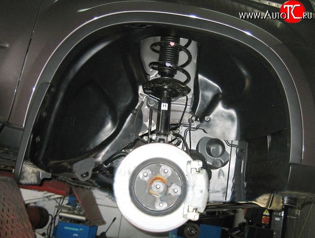 4 199 р. Передний правый подкрылок NovLine Nissan X-trail 2 T31 рестайлинг (2010-2015)  с доставкой в г. Керчь