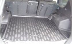1 699 р. Коврик в багажник (комплектация SE-B 2 кармана) Aileron (полиуретан) Nissan X-trail 2 T31 дорестайлинг (2007-2011)  с доставкой в г. Керчь. Увеличить фотографию 3