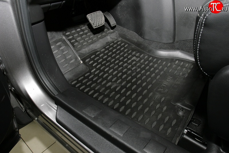1 259 р. Коврики в салон Element 4 шт. (полиуретан) Nissan X-trail 2 T31 дорестайлинг (2007-2011)  с доставкой в г. Керчь