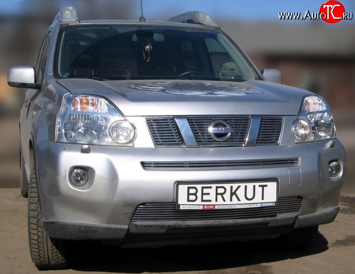 6 299 р. Декоративная вставка решетки радиатора T31 Berkut Nissan X-trail 2 T31 рестайлинг (2010-2015)  с доставкой в г. Керчь