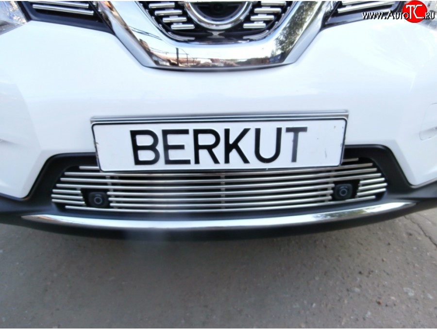 6 999 р. Декоративная вставка воздухозаборника Berkut Nissan X-trail 2 T31 рестайлинг (2010-2015)  с доставкой в г. Керчь
