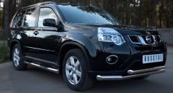 17 999 р. Защита переднего бампера (2 трубыØ76 и 63 мм, нержавейка) SLITKOFF  Nissan X-trail  2 T31 (2010-2015) рестайлинг  с доставкой в г. Керчь. Увеличить фотографию 4