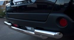 16 599 р. Защита заднего бампера (2 трубы Ø63, нержавейка) SLITKOFF Nissan X-trail 2 T31 рестайлинг (2010-2015)  с доставкой в г. Керчь. Увеличить фотографию 3
