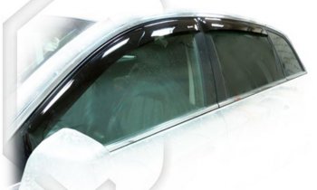 Дефлектора окон CA-Plastic Opel Antara рестайлинг (2010-2015) (Classic полупрозрачный, Без хром.молдинга)