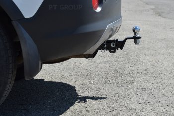 12 199 р. Фаркоп PT GROUP /съемный квадрат/ OPEL Antara 2006-2017  Opel Antara (2006-2015) рестайлинг  с доставкой в г. Керчь. Увеличить фотографию 3