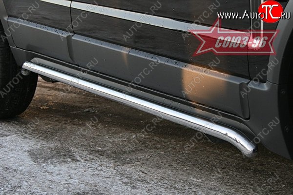 10 889 р. Защита порогов Souz-96 (d42) Opel Antara (2006-2010)  с доставкой в г. Керчь