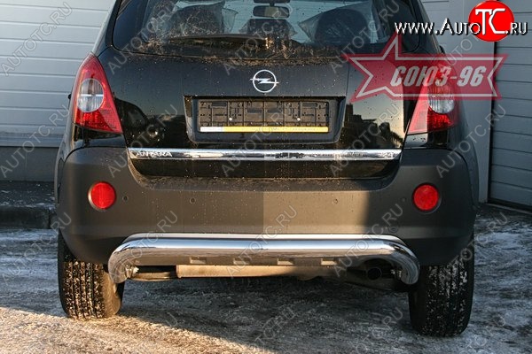 11 564 р. Защита заднего бампера Souz-96 (d76) Opel Antara (2006-2010)  с доставкой в г. Керчь