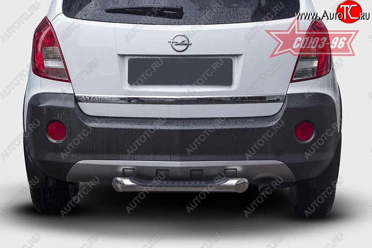 15 299 р. Защита заднего бампера с проступью Souz-96 (d76) Opel Antara рестайлинг (2010-2015)  с доставкой в г. Керчь
