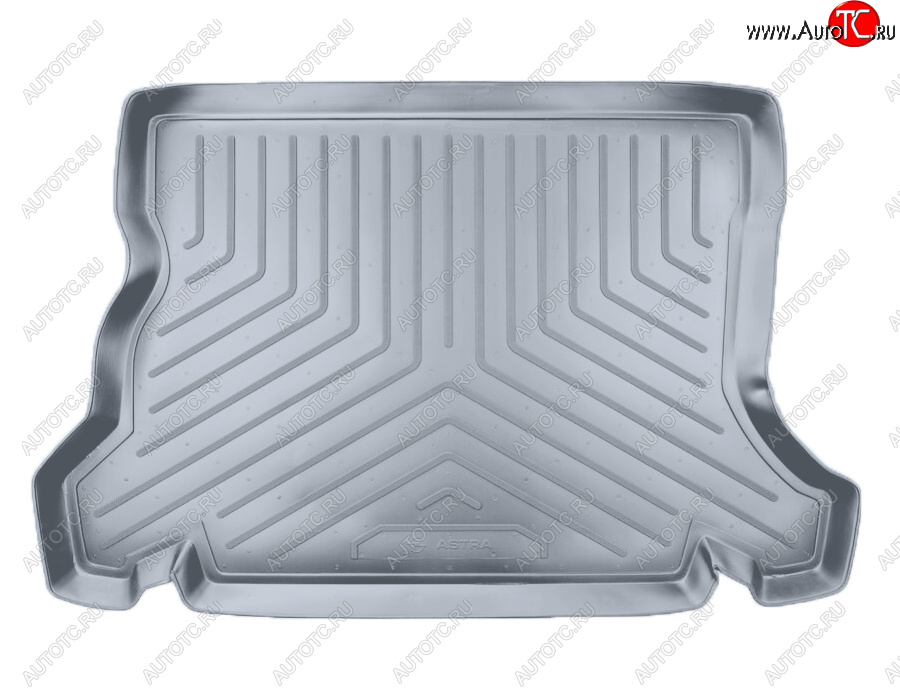 1 999 р. Коврик багажника Norplast Unidec  Opel Astra  F (1994-1998) седан рестайлинг (Цвет: серый)  с доставкой в г. Керчь