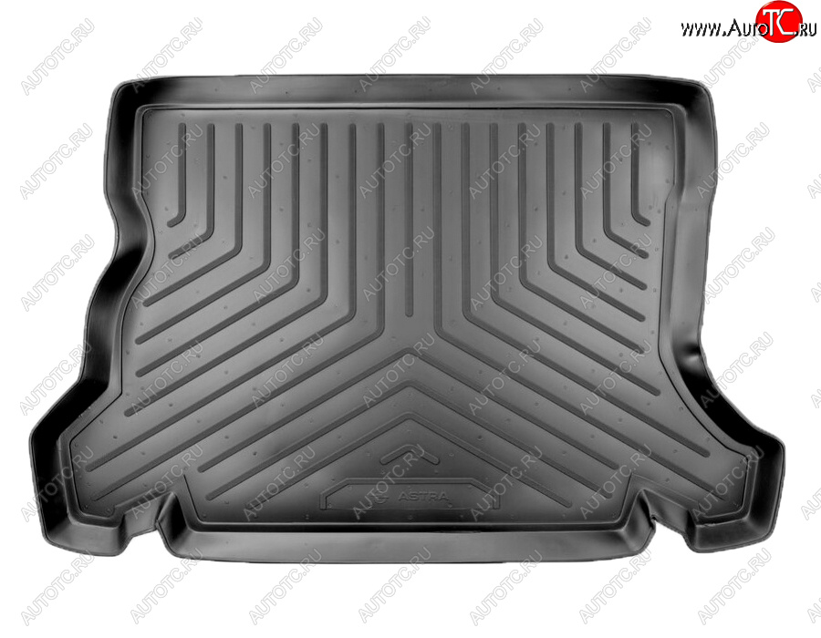 1 799 р. Коврик в багажник Norplast Unidec  Opel Astra  F (1994-1998) седан рестайлинг (Цвет: черный)  с доставкой в г. Керчь