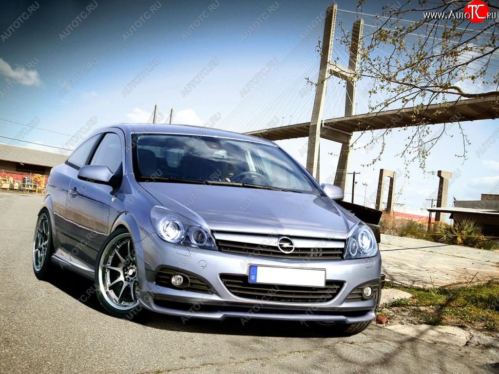 15 599 р. Накладка на передний бампер R1 Opel Astra H GTC хэтчбек 3 дв. рестайлинг (2006-2011)  с доставкой в г. Керчь