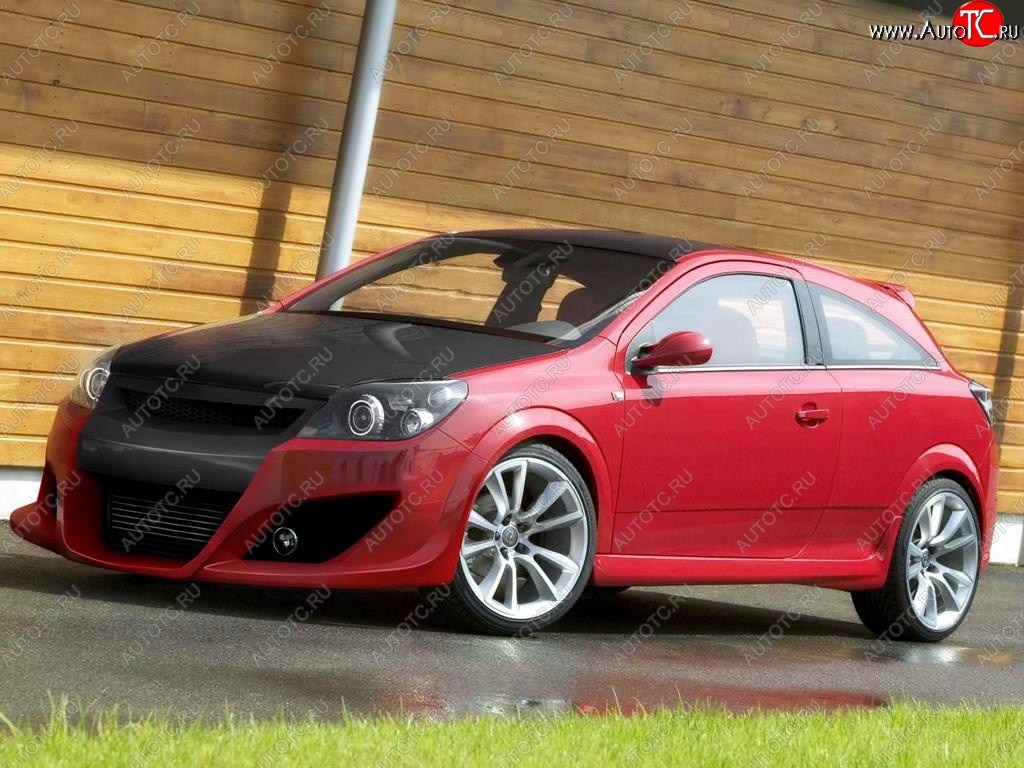 27 899 р. Передний бампер EVO Opel Astra H GTC хэтчбек 3 дв. рестайлинг (2006-2011)  с доставкой в г. Керчь