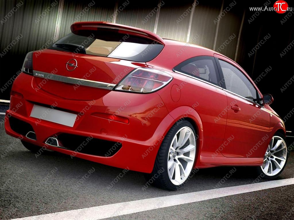 27 899 р. Задний бампер EVO Opel Astra H GTC хэтчбек 3 дв. дорестайлинг (2004-2006)  с доставкой в г. Керчь