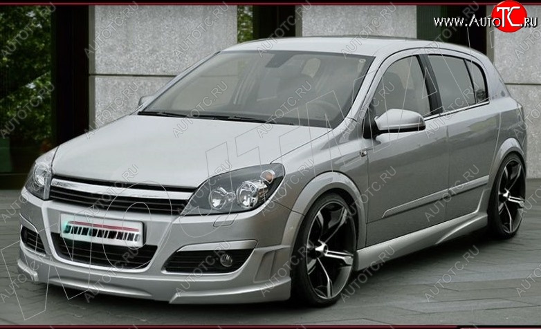 13 399 р. Пороги накладки ST Opel Astra H хэтчбек 5дв дорестайлинг (2004-2007)  с доставкой в г. Керчь
